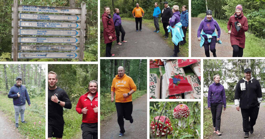 We jogged as a team and had fun, and donated to the John Nurminen Foundation, increasing the sum by each participating allstarian.