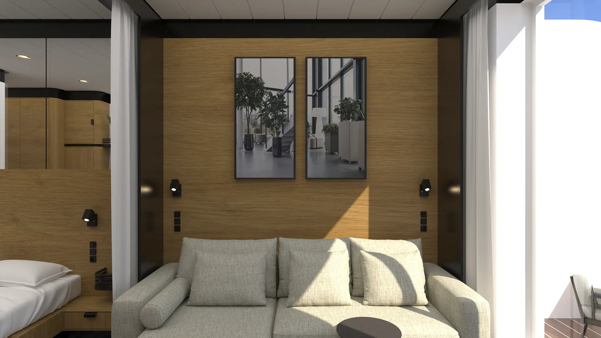 17 allstars Helias Entry Suite Living room