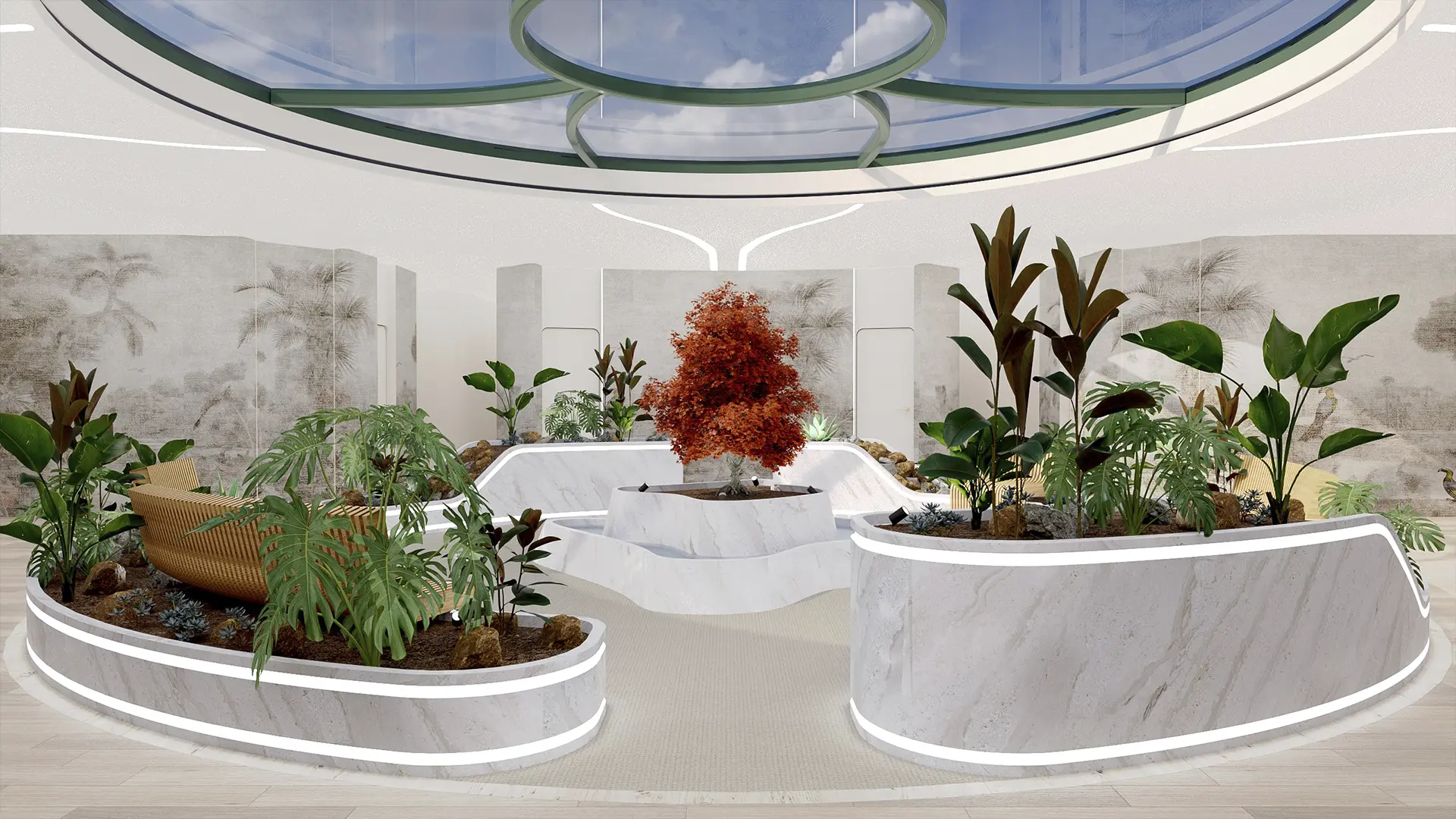 4 allstars DROP atrium