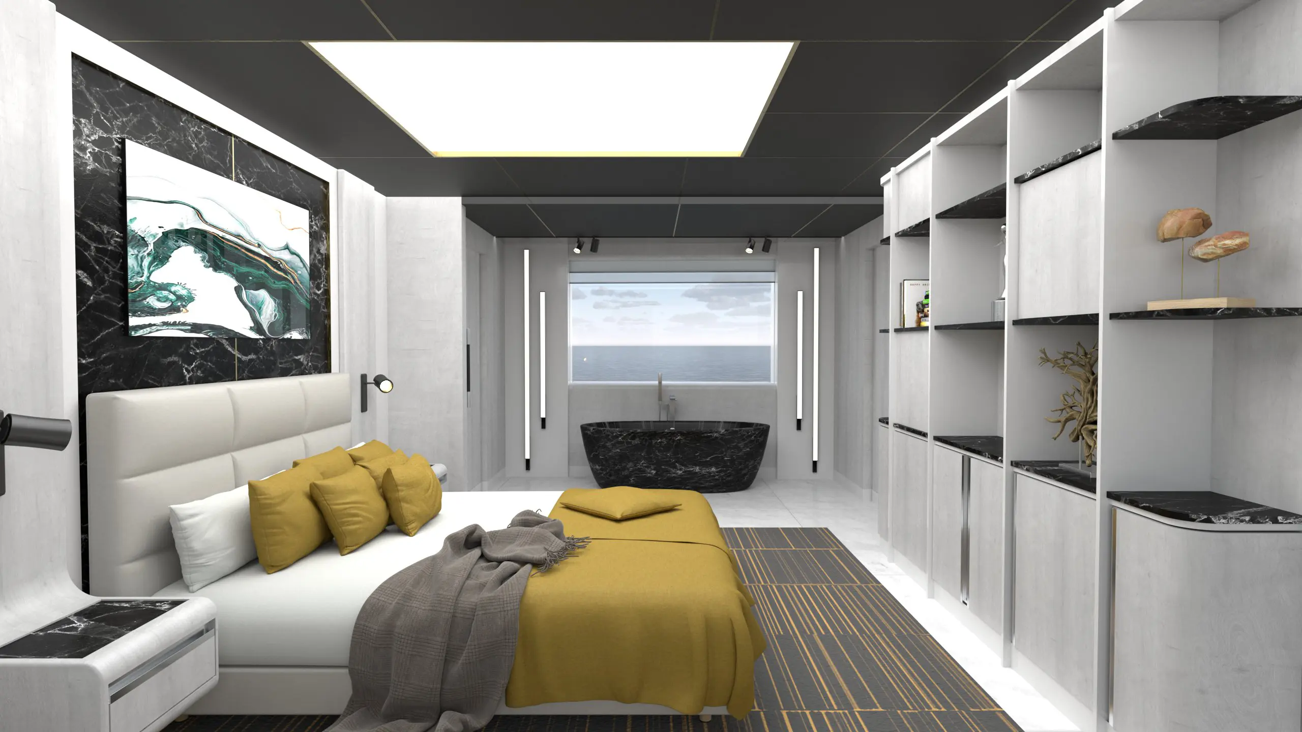 7 allstars AEVUM owner cabin